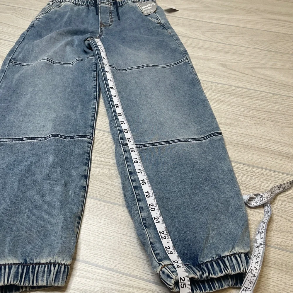 GAP Kids Blue Soft Denim Relaxes Easy Jean Joggers Boy’s Size XL New